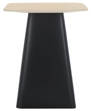 Safavieh Fedo Contemporary Tall Porcelain Side Table With Sculptural Design And Elegant Marble-Like Finish ACC2904A