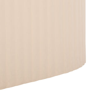 Safavieh Mtp Small Ceramic Side Table: Sculptural Beige Accent With Ribbed Base For Stylish Living Spaces ACC2911A