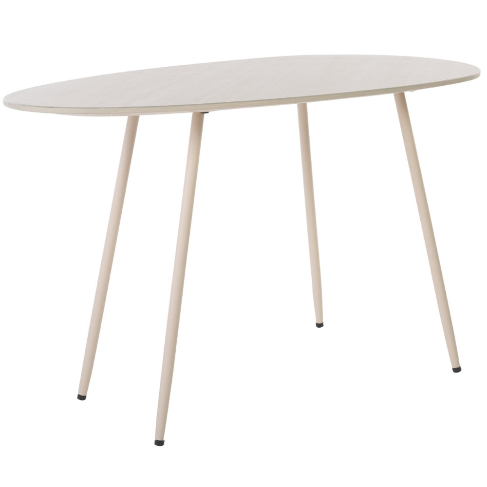 Safavieh Mint Large Ceramic Side Table - Sculptural Design With Beige Finish For Modern Living Spaces ACC2912A