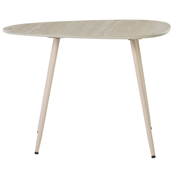 Safavieh Mint Medium Ceramic Side Table – Sleek Beige Design With Tapered Legs For Stylish Home Décor Beige Ceramic ,Beige Ceramic ,Iron Acc2913a