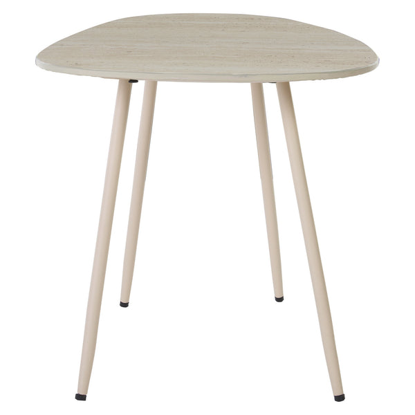 Safavieh Mint Medium Ceramic Side Table – Sleek Beige Design With Tapered Legs For Stylish Home Décor Beige Ceramic ,Beige Ceramic ,Iron Acc2913a