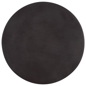 Safavieh Basilio Accent Table - Handcrafted Round Design With Textured Legs For Rustic And Modern Decor Charcoal / Espresso ACC3000B