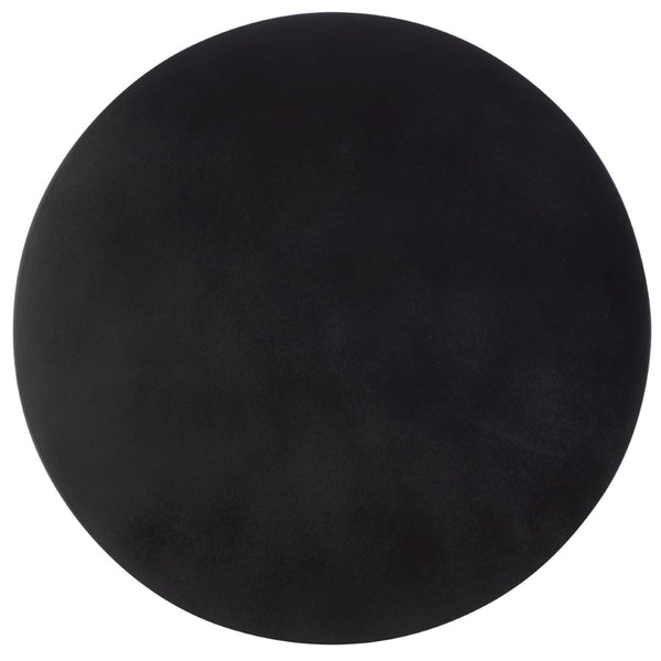 Safavieh Basilio Accent Table - Handcrafted Round Design With Textured Legs For Rustic And Modern Decor Black / Black ACC3000C