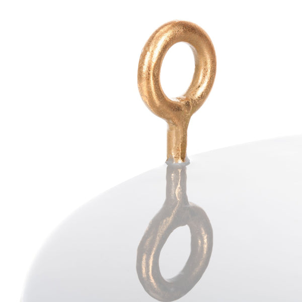 Safavieh Emirah Round C Table - Luxurious Gold Accent Table With Grey Enamel Top For Modern Living Spaces ACC3207A