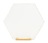 Safavieh Mirasol Hexagon C Table White Enamel/Gold ACC3208A