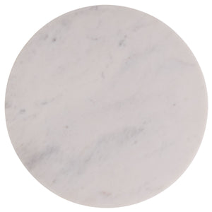 Safavieh Guido Side Table - Elegant Marble Top With Glass Shelf, Sturdy Iron Frame For Modern Interiors Pink ,White Iron,Wood,Glass Acc3215b