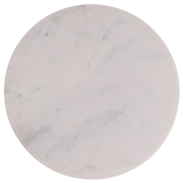 Safavieh Guido Side Table - Elegant Marble Top With Glass Shelf, Sturdy Iron Frame For Modern Interiors Pink ,White Iron,Wood,Glass Acc3215b