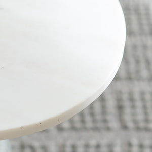 Safavieh Paulon Side Table - Modern Minimalist Accent In Cream & White For Stylish Living Spaces & Durability ACC3216A