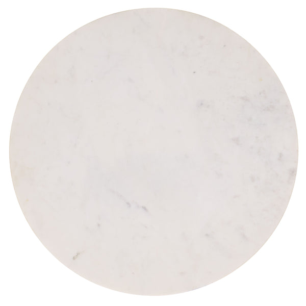 Safavieh Kashi Side Table - Modern Elegance With Iron, Glass & Marble - A Chic Statement For Your Space Pink ,White  Acc3217b-2bx