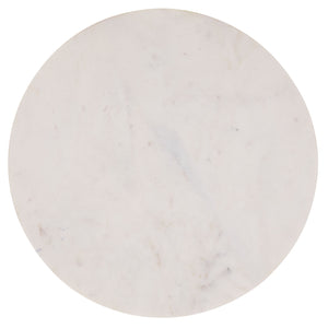 Safavieh Kashi Side Table - Modern Elegance With Iron, Glass & Marble - A Chic Statement For Your Space Grey ,White  Acc3217c-2bx