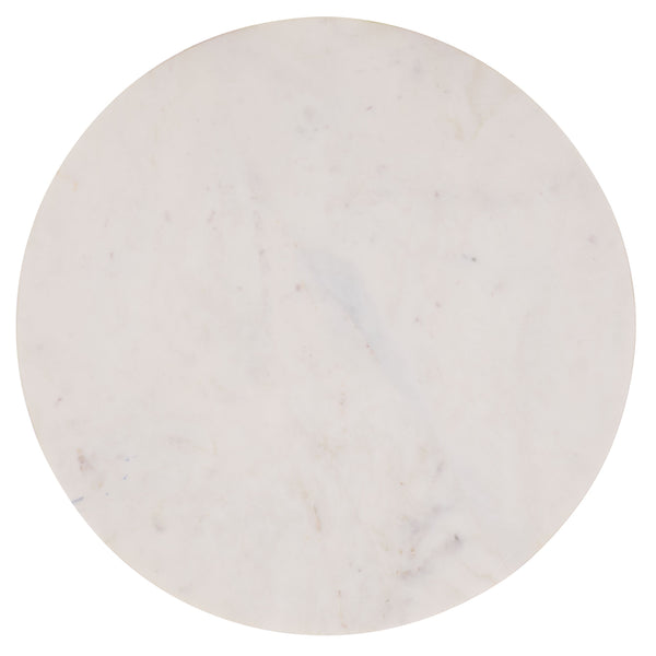 Safavieh Kashi Side Table - Modern Elegance With Iron, Glass & Marble - A Chic Statement For Your Space Grey ,White  Acc3217c-2bx