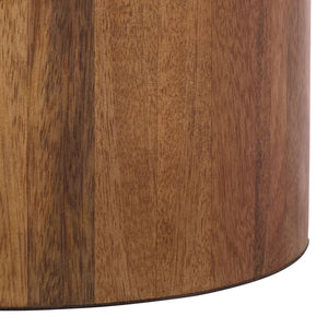 Safavieh KARU Accent Table in Rich Walnut - Stylish Side Table for Modern & Traditional Interiors, 14" x 20" ACC3224A