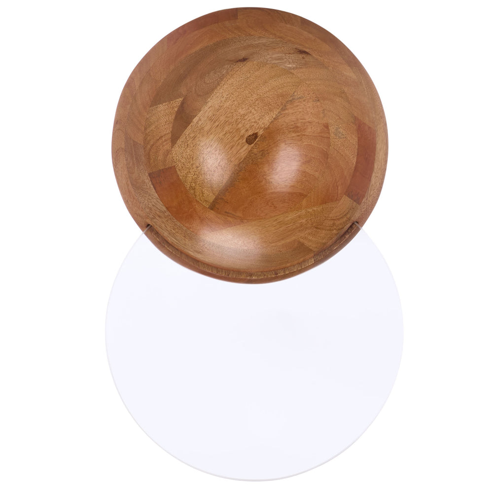 Safavieh Cuban Accent Table - Elegant Glass & Walnut Design For Modern Homes, Versatile & Stylish Decor Piece Glass ,Walnut Wood ,Glass Acc3226a