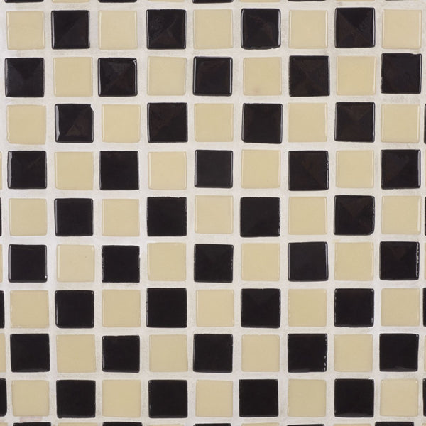 Safavieh Satomi Accent Table - Stylish Modern Design With Inlaid Tile Details For Living Rooms And Entryways Cream / Black ACC3230A