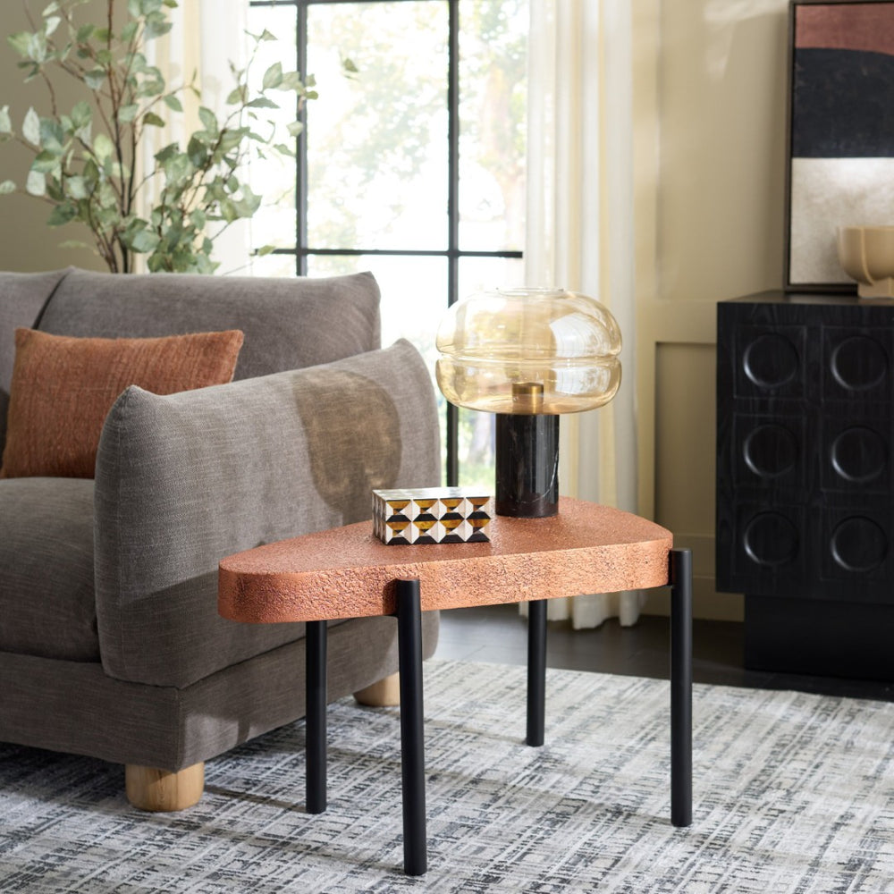 Safavieh Sado Accent Table - Stylish Two-Tone Finish & Durable Iron Frame For Modern Living Spaces & Decor ACC3241A
