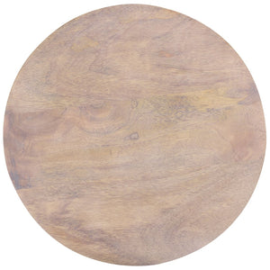 Safavieh Nestor Round Accent Table - Handcrafted White-Washed Mango Wood For Coastal-Inspired Decor ACC3256A