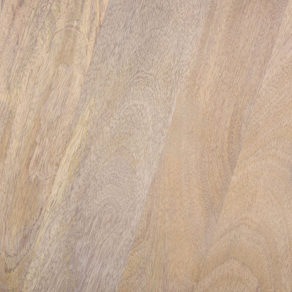 Safavieh Javier Round Accent Table - Stylish Whitewashed Mango Wood Side Table For Modern Living Spaces ACC3257A