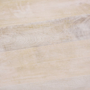 Safavieh Jazmin Round Accent Table - Handcrafted Mango Wood With Natural Wash Finish For Timeless Elegance ACC3264A