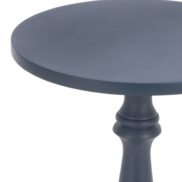 Safavieh Rue Square Lacquer Accent Table Navy Bold Pop for Entryway or Living Room Decor ACC3266A