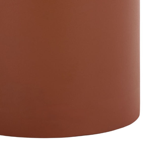 Safavieh Fern Solid Wood Round Accent Table Bold Lacquered Finish for Living Room or Bedroom ACC3267A