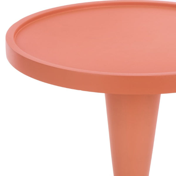 Safavieh Omid Blush Wood Accent Table Compact Square Pedestal for Living Room or Bedroom ACC3268A