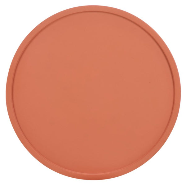 Safavieh Omid Blush Wood Accent Table Compact Square Pedestal for Living Room or Bedroom ACC3268A