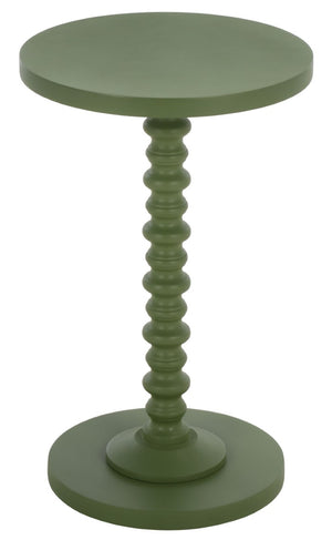 Safavieh Bonti Wood Accent Table Painted Green Compact Square Side for Small Space Decor ACC3269A