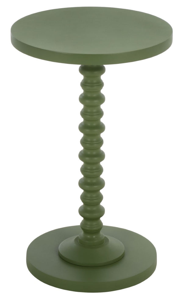 Safavieh Bonti Wood Accent Table Painted Green Compact Square Side for Small Space Decor ACC3269A