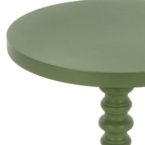 Safavieh Bonti Wood Accent Table Painted Green Compact Square Side for Small Space Decor ACC3269A