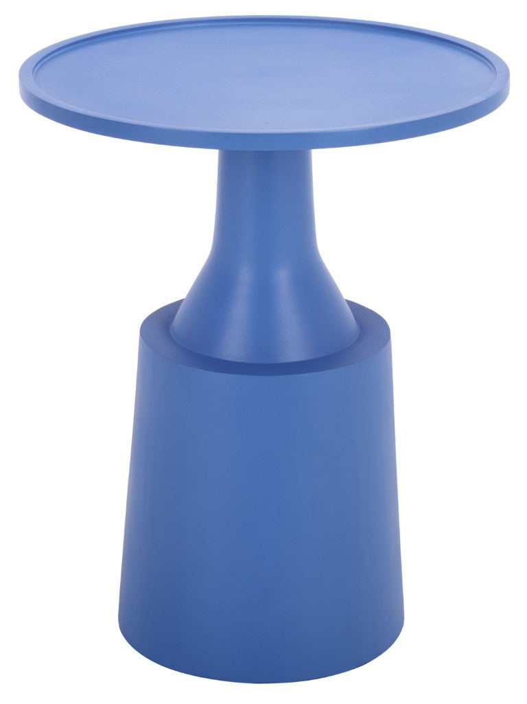 Safavieh Selk Navy Blue Wooden Square Accent Table Compact Side Piece for Modern Living ACC3270A