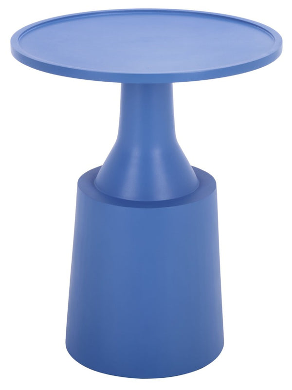 Safavieh Selk Navy Blue Wooden Square Accent Table Compact Side Piece for Modern Living ACC3270A