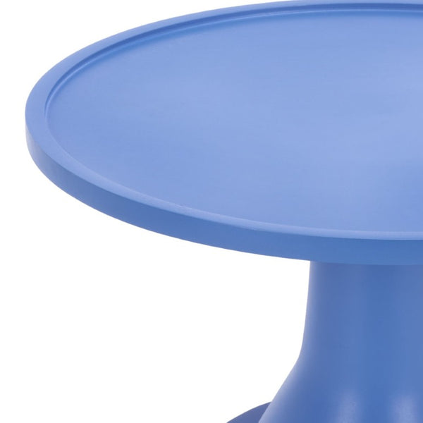 Safavieh Selk Navy Blue Wooden Square Accent Table Compact Side Piece for Modern Living ACC3270A