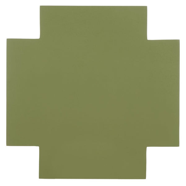 Safavieh Lappell Square Wood Accent Table in Earthy Olive Finish for Bohemian Living Spaces ACC3273A