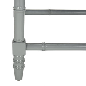 Safavieh Liviah Coastal Accent Table - Chic Bamboo-Style Design In Neutral Grey For Modern Living Spaces ACC3500C