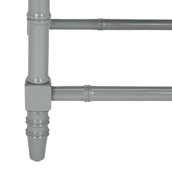 Safavieh Liviah Coastal Accent Table - Chic Bamboo-Style Design In Neutral Grey For Modern Living Spaces ACC3500C