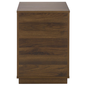 Moroto Compact 1-Drawer Accent Table With Smooth-Glide Storage And Modern Warm Wood-Grain Finish