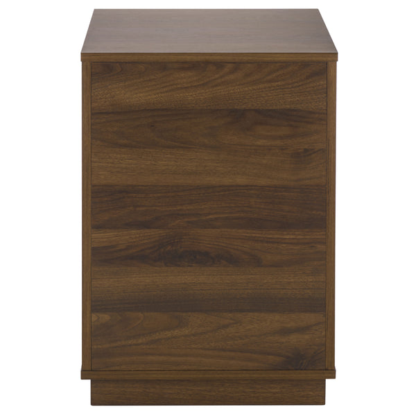Moroto Compact 1-Drawer Accent Table With Smooth-Glide Storage And Modern Warm Wood-Grain Finish