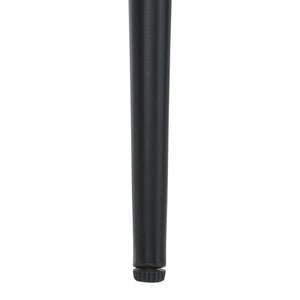 Safavieh Yuki Stone Top Accent Table - Modern Minimalist Design With White Marble & Black Metal Frame ACC3708A