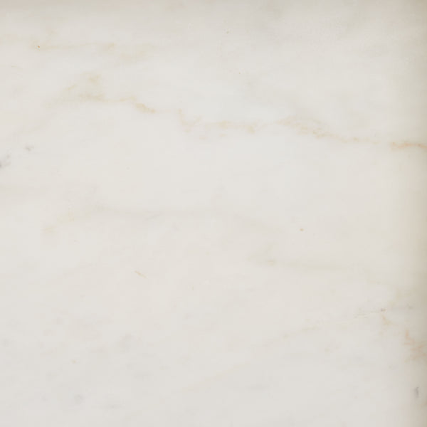 Safavieh Kya 2 Tier Accent Table White Marble / Natural / Gun Metal ACC3709B