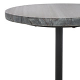 Safavieh Sumer Drink Table  Grey Marble Top  Iron ACC3720A