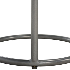 Safavieh Marwell Drink Table - Two-Tier Grey Marble Accent Table With Gunmetal Base For Modern Spaces ACC3722A
