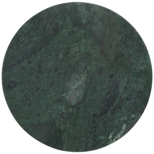 Safavieh  Arkan Drink Table  Black Marble Top /  Gunmetal Legs Iron ACC3724A