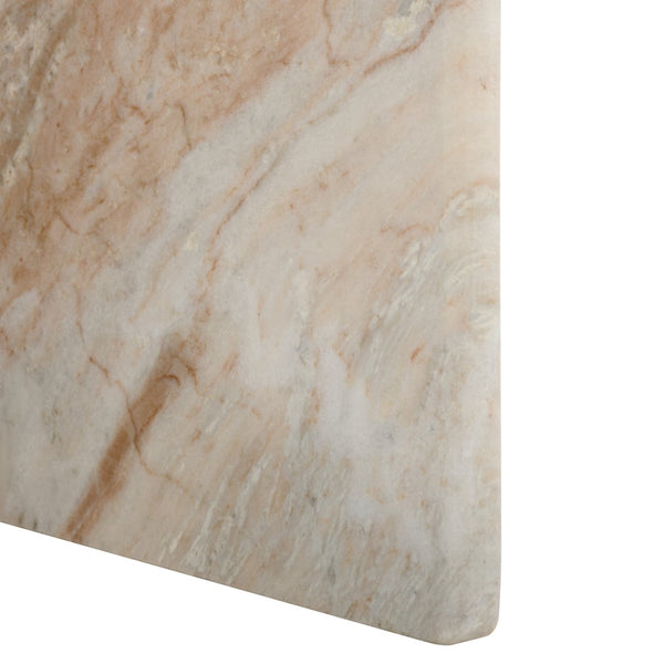 Safavieh Udo Marble Side Table - Elegant T-Shaped Design, Genuine Grey-Brown Stone For Modern Decor Style ACC3734A