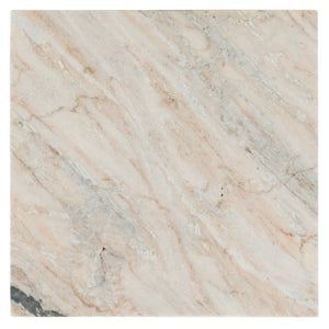Safavieh Udo Marble Side Table - Elegant T-Shaped Design, Genuine Grey-Brown Stone For Modern Decor Style ACC3734A