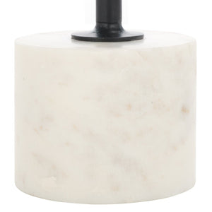 Safavieh Karik Round Side Table - Luxurious Dark Green Marble Top With Chic Metal Base For Modern Spaces ACC3735A
