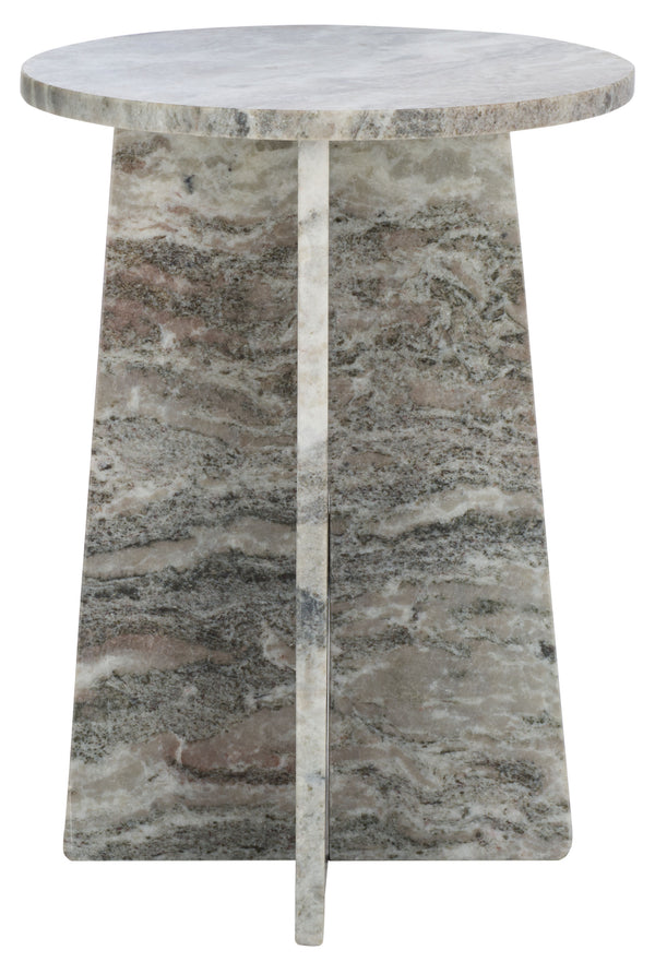 Safavieh Mariabelle Marble Side Table - Elegant Grey & Green Design, Durable Luxury For Any Decor Style Grey ,Green Solid Greenish Grey Marble Acc3740a