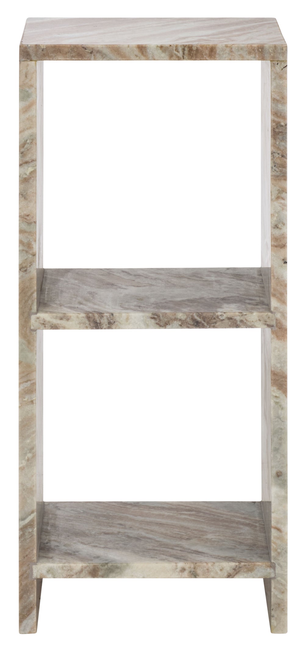 Safavieh Tristin Marble Side Table - Luxurious Brown & Grey Marble Design For Elegant Home Décor Upgrade Brown ,Grey Solid Brown Torrento Marble Acc3743a