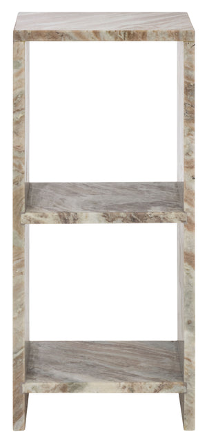 Safavieh Tristin Marble Side Table - Luxurious Brown & Grey Marble Design For Elegant Home Décor Upgrade Brown ,Grey Solid Brown Torrento Marble Acc3743a