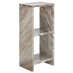 Safavieh Tristin Marble Side Table - Luxurious Brown & Grey Marble Design For Elegant Home Décor Upgrade Brown ,Grey Solid Brown Torrento Marble Acc3743a