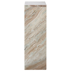 Safavieh Tristin Marble Side Table - Luxurious Brown & Grey Marble Design For Elegant Home Décor Upgrade Brown ,Grey Solid Brown Torrento Marble Acc3743a